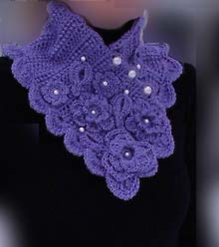 Lavender Romantic Scarflette