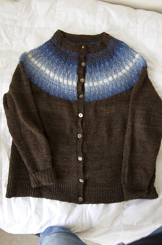 Ravelry: The Red Palm Yoke Cardigan POC pattern by Kerstin Olsson