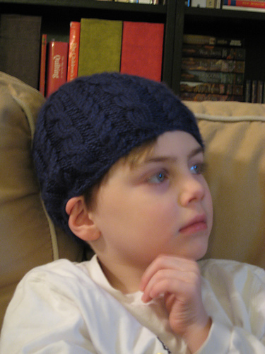 Double Cabled Hat