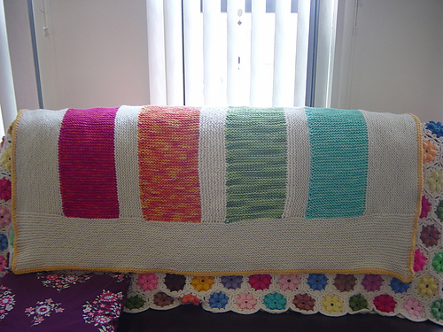 Bright stripes blanket
