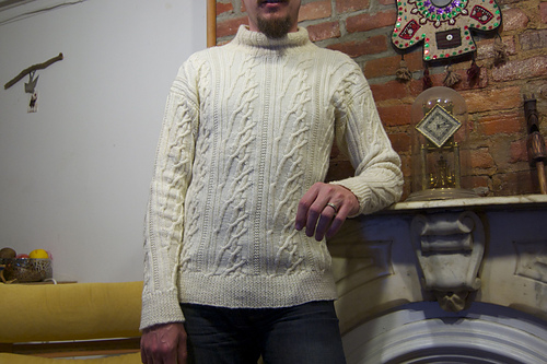 Branching Aran Guernsey
