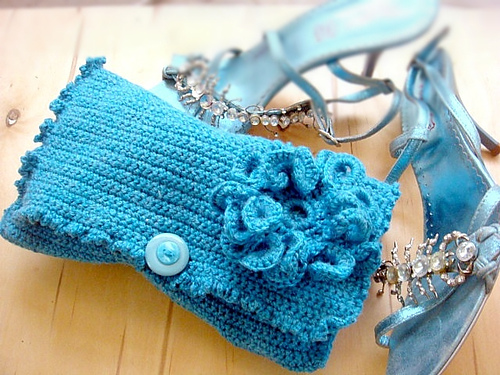 Chic Clutch with Flower