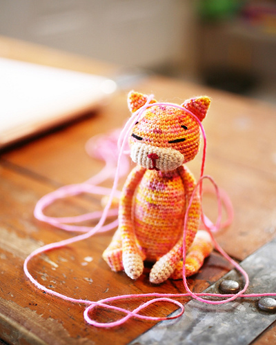 Amineko Crocheted Cat photo 2