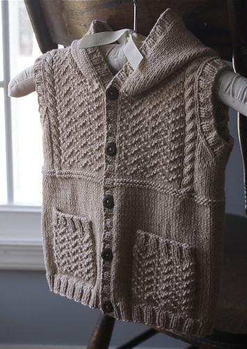 Hooded Gansey Vest
