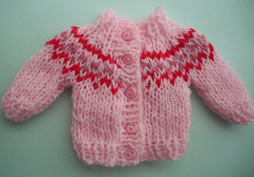 Doll's House Adult Yoked Cardigan