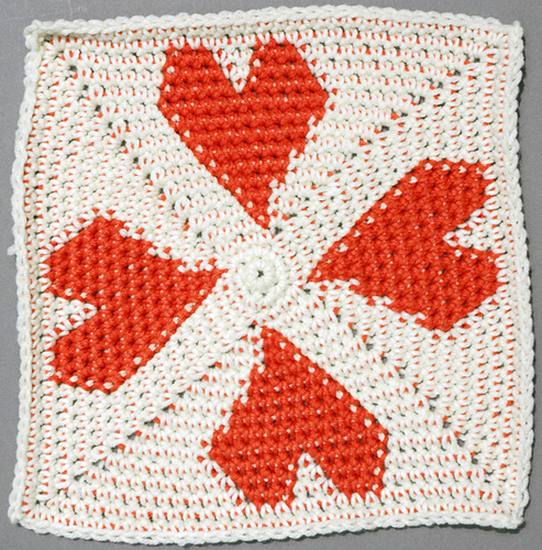 Tapestry Crochet Heart