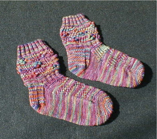 Bobbl'd Lattice Sox