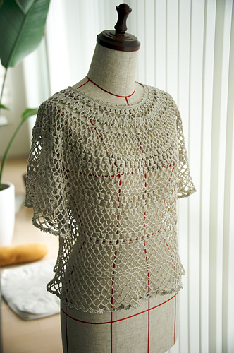 p.20 Net Stitch Pullover