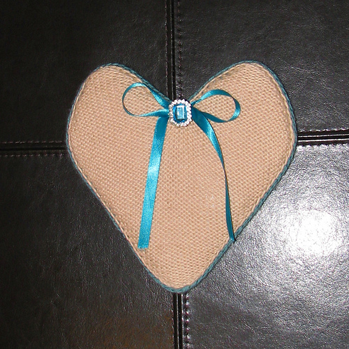 Two Hearts As One - A Ring Bearer's Pillow