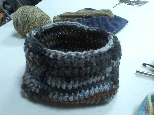Square Crochet Basket