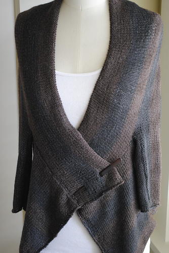Stripe Wrap Cardigan