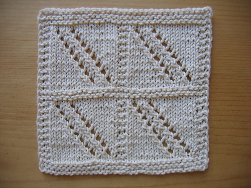 Left-Leaning Decreases Sampler Dishcloth