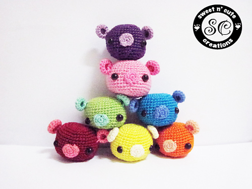 Rainbow Piggies