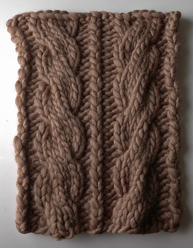 Two by Four Cabled Scarf