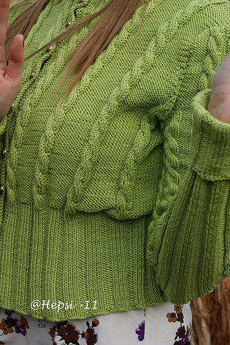 Cabled Cardigan