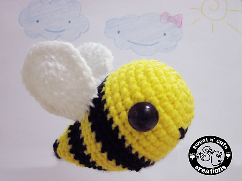 amigurumi camille the bee
