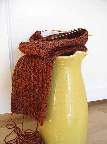 Ridge Rib Alpaca Scarf