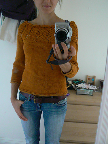 Lace Cowl Neck Pullover Revised photo 5
