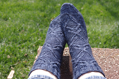 Malachite Butterfly Socks