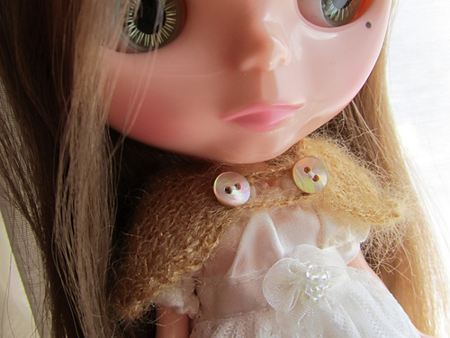 Mohair Caplet for Blythe