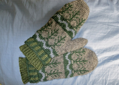 Maine Woods & Rivers Mittens