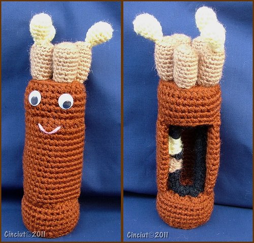 M13 phage amigurumi