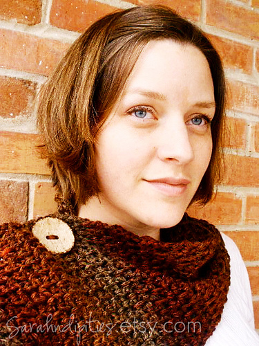 Big Button Scarf