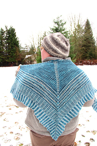 Coastal Waters Shawl