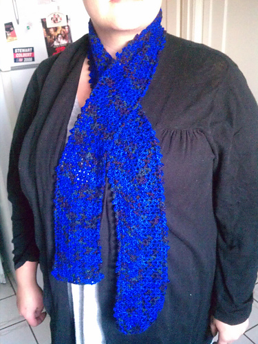 Thread Crochet Lace Scarf