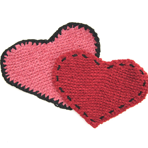 Heart Washcloths