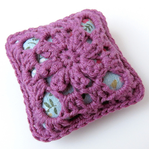 Granny at the Pictures Granny Square & Pincushion