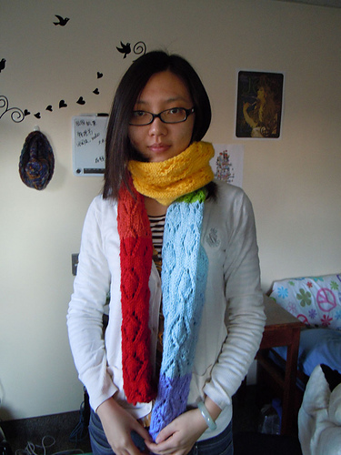 Falling Diamonds Scarf