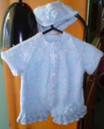 Sweet Pea Cardigan and Hat