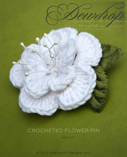 Dewdrop Flower Pin