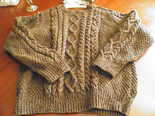 8 Saddle Yoke Sweater