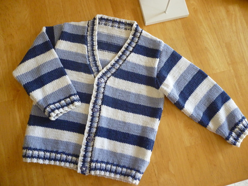 Little Stripey Sports Club Cardie