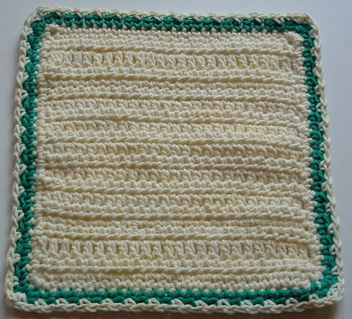 Vintage Valentine Dishcloth