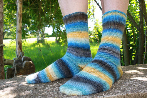 Simple Handspun Socks