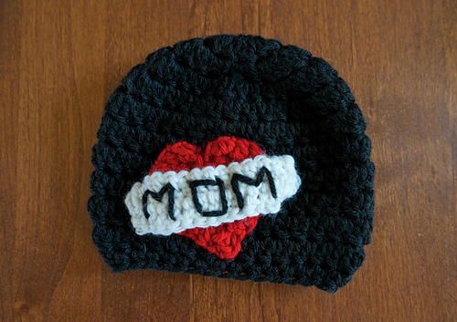 I Heart Mom Tattoo Hat 