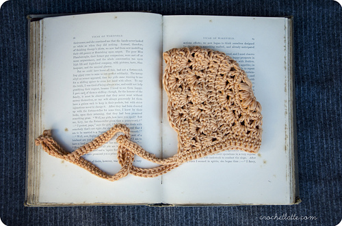 Apricot Baby Bonnet