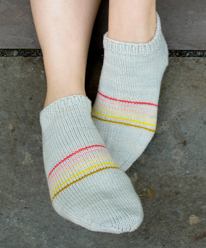Sporty Striped Socklets