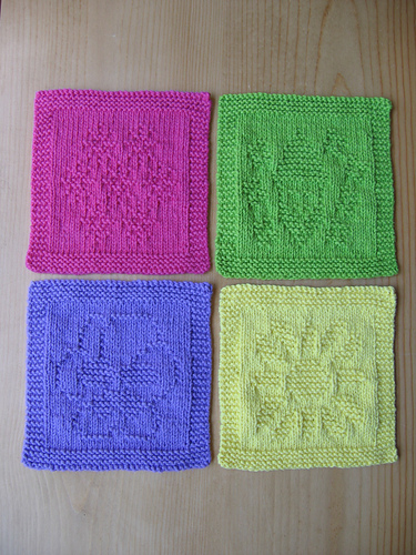 Summer Garden Dishcloths