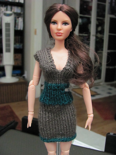 #0387 Black and red dress