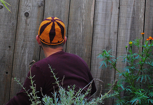 "Pinwheel" Crochet Skull Cap