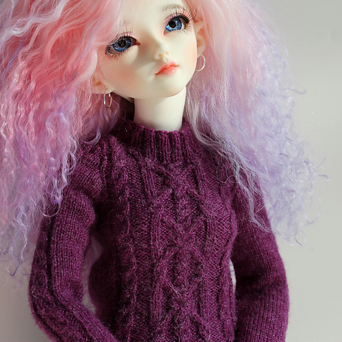 Pattern #140 - Rope Cable Pullover for MSD
