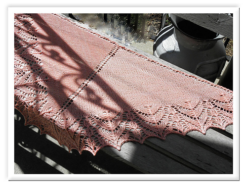 Coral Shawlette