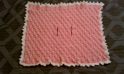 Basketweave Car Seat Blanket