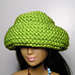 #A41 Yellow hat for Barbie pattern 