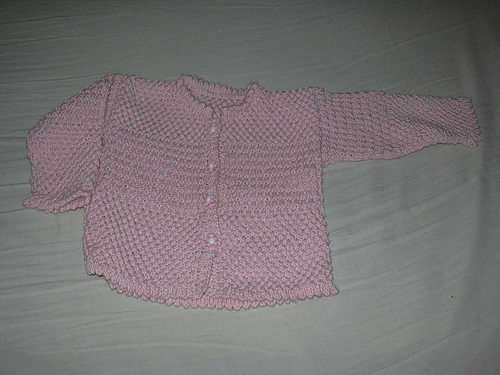Veste en point fantaisie (Chantons le Bambou)