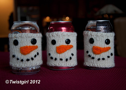 Snowman And Santa Cup Cozy photo 2
